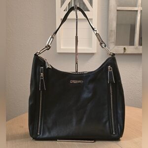 Micheal Kors Black Leather Women's Bag